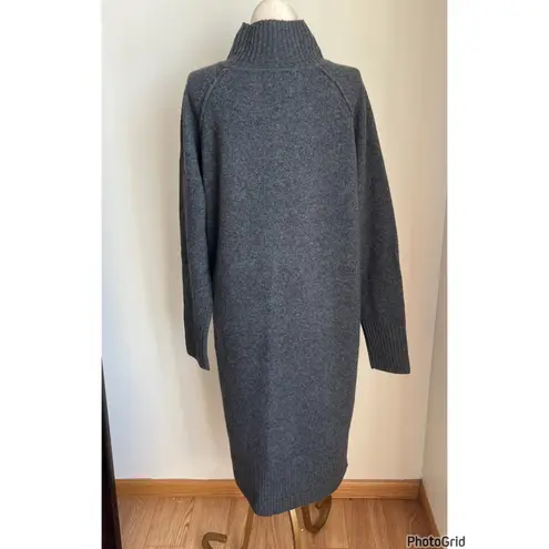 Hobbs London Lorraine Knit Sweater Dress Large New With Tags Grey