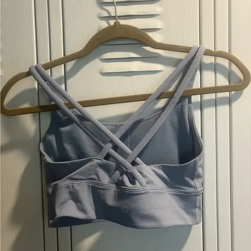 Lululemon  Energy Longline Bra Medium Support Size 6 in Chambray