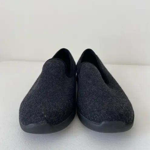 NWOT Lands’ End women’s black/dark gray wool blend slip on comfort step loafers Black Size 9