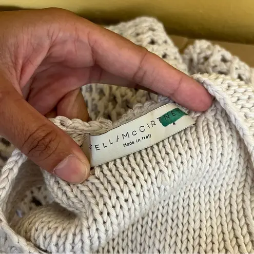 Stella McCartney Oat Knit Mini Tie Dress