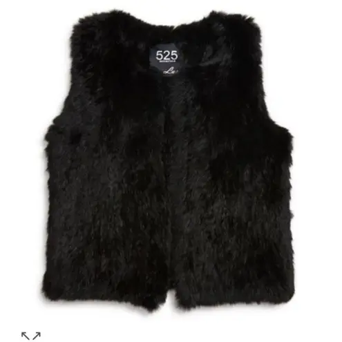 525 America Luxe 100% Rabbit Fur Vest