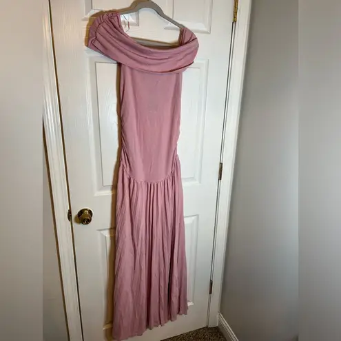 LIONESS NEW  x REVOLVE Field Of Dreams Maxi in Cameo Blush - Image 4