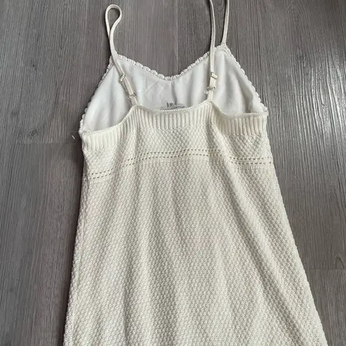 NWT Freshman 1996 Ivory Knit Midi Dress size Small White