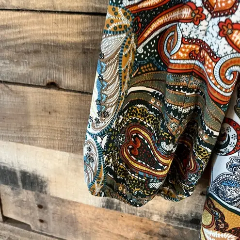 Pink Owl Paisley Poet Style Top Size Medium