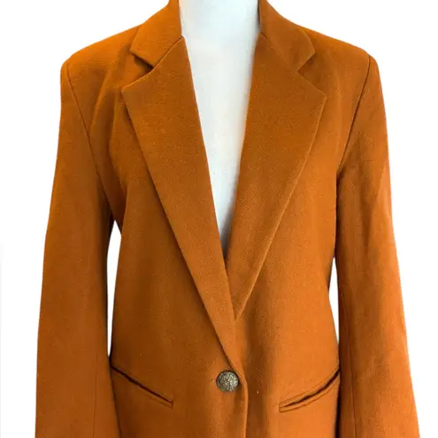 David Benjamin Vintage Wool Blazer Jacket Women’s Size 8 Burnt Orange