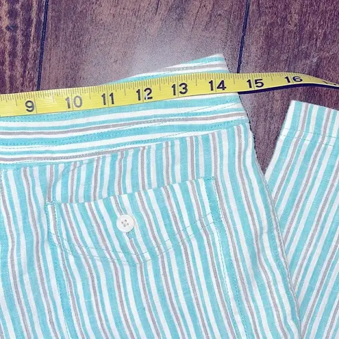 Tommy Bahama  100% Linen classic fit Women’s vertical striped linen pants