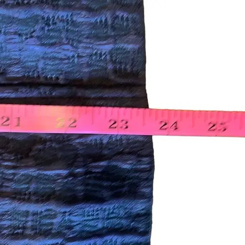 Due Per Due Purple Black Textured Fitted High Neck Zip Up Cropped Blazer Small