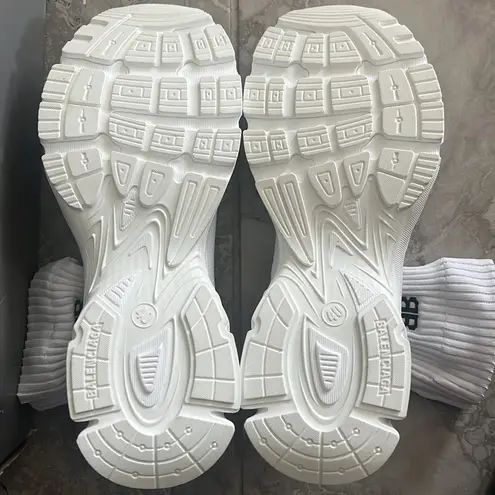Balenciaga Speed 3.0 Knit High Top Sock Sneakers in White, Size 40 NEW in Box