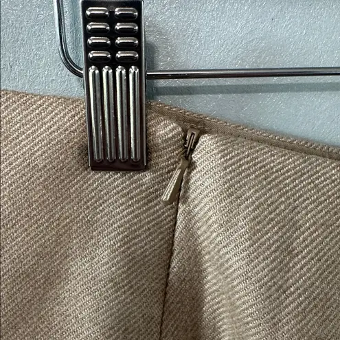 Brooks Brothers 346 Camel Wool Blend A-Line Skirt