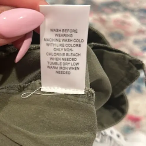 The Black Dog LADIES ANTHEM ARMY GREEN SHORTS 10