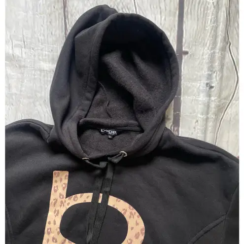 Bebe Hooded Leopard Logo Sweatshirt NWT!