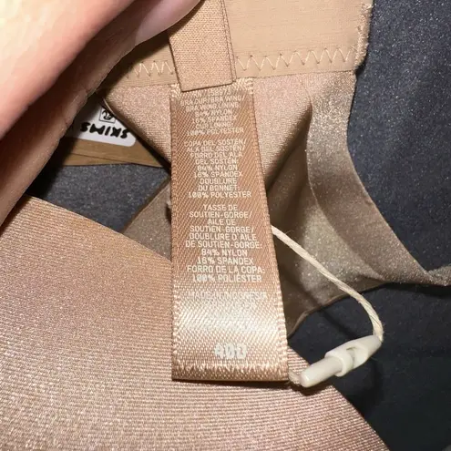 SKIMS Womens New Beige Tan CLAY Ultimate Collection Push Up Plunge Bra Sz 40D