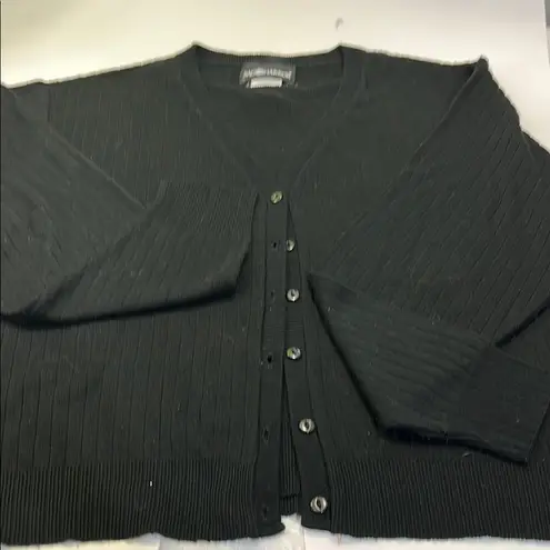Sandro Black Ribbed Men's Sweater Size XL