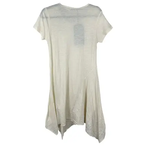 All Saints Ella Fifi Tee Dress Vintage White Lagenlook Small NEW