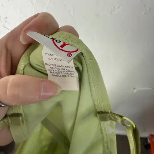 Studio Y Y2k Size 9 Light Green Floral Maxi Dress Spaghetti Strap Ruffle Fairy