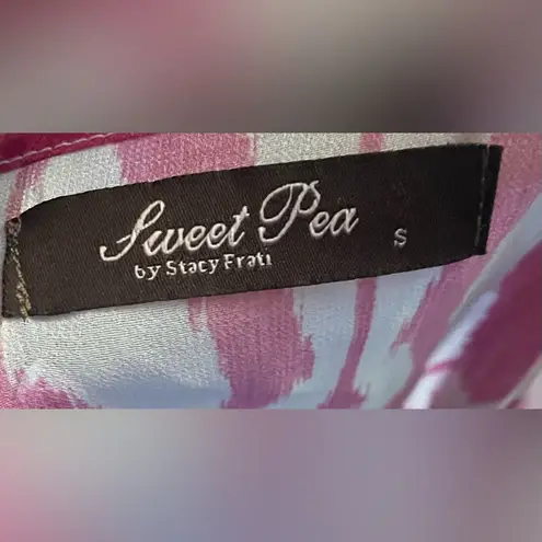 Sweet Pea by- Stacy Frati Pink and White Kimono Size S