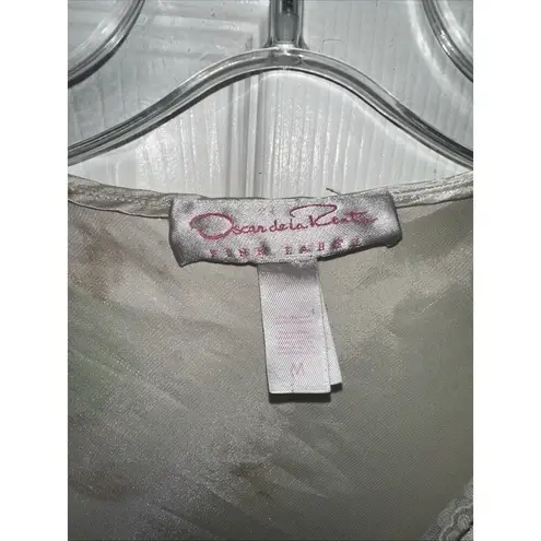 Oscar de la Renta Vintage Pink Label Nightgown Long Size M FLAW