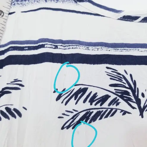 Jams World Palm Tree Print Tropical Midi Dress with Pockets