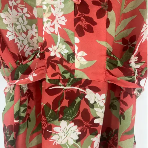 Emma James Chiffon 2 Piece Skirt Set 22W Boho Floral Wedding Rust Romantic Flowy