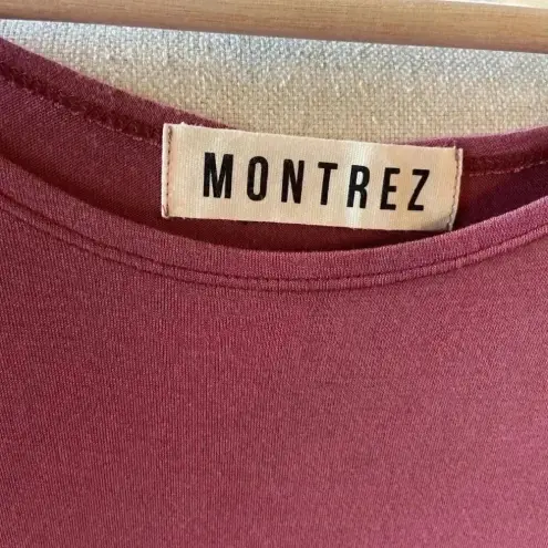 Montrez Fringe Tank Top Western Mauve Pink Boho Size S/M Beach Vacation Y2K 90s