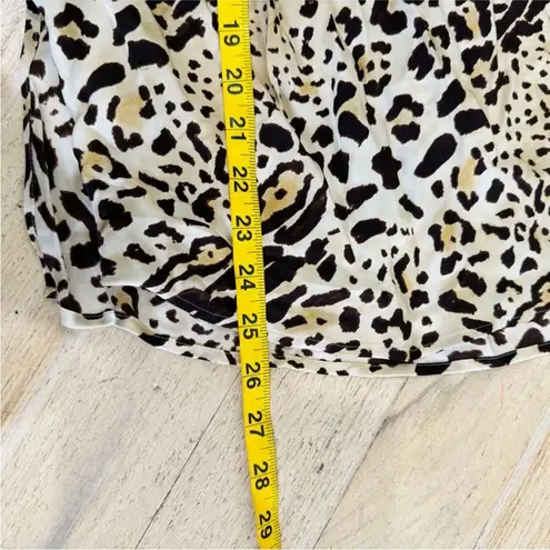 ANINE BING cheetah print silk midi skirt NEW NWT