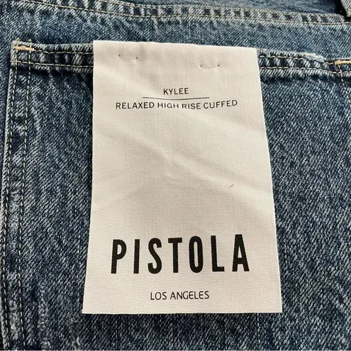 Pistola Women’s Kylee Relaxed High Rise Cuffed Short in Luna sz 32