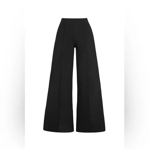 NEW NWT Ripley Rader Black Ponte Knit Wide Leg Pull On Pant 4+