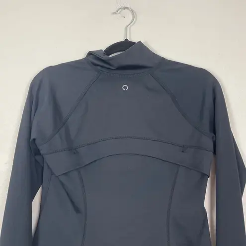 Skora Woman's Sz S Black Full Zip Long Sleeve Athletic Jacket Thumb Holes - Image 6