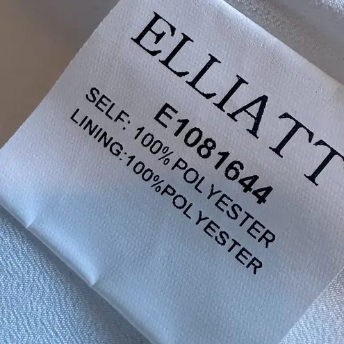 Elliatt Headway Abstract Print Scuba Skater Dress Mini Open Back Size Medium