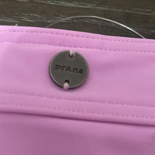 prAna Ramba Standard Rise Bikini Swim Bottoms Size Large Pink NEW Beach Surf