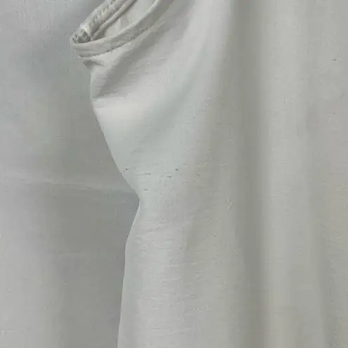 Diosun White Button Down Tank Top Medium White