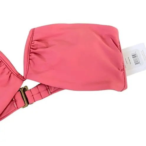 ANDIE Scala Strapless Bikini Bandeau Medium Coral Pink Top