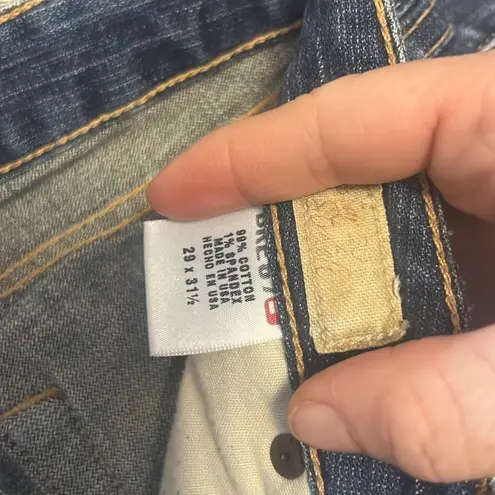 BKE Bootcut Jeans Women's Embroidered Pockets Denim Blue Wash