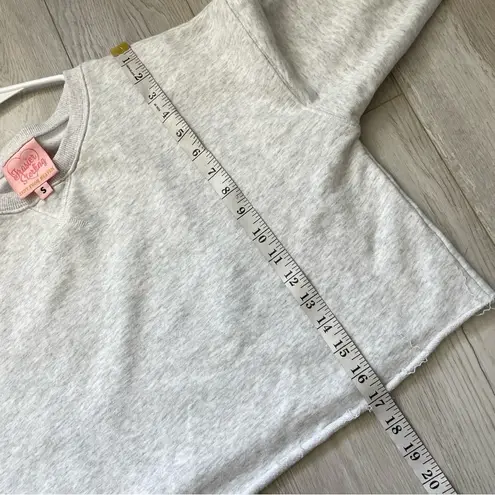 Frasier Sterling Sweatshirt smiley gal crop womens Gray (small) casual comfy