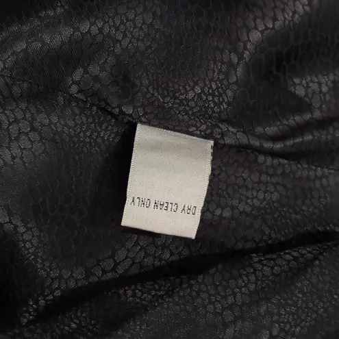 Reba Black Blazer Gold Turn-Lock Peplum Hem Quiet Luxury Money Classic Workwear