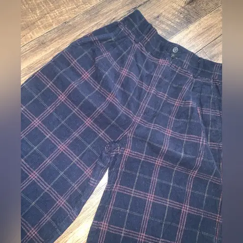 Madewell Corduroy Pleated Wide-Leg Pants in Windowpane  pants fall preppy classic - Image 5