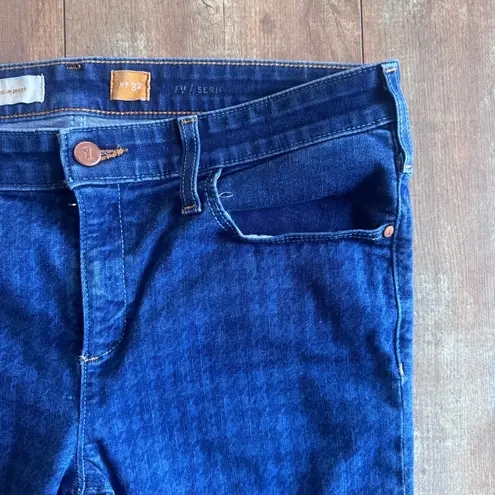 Pilcro and the Letterpress Anthropologie Houndstooth Mid-Rise Skinny Jean Sz 32