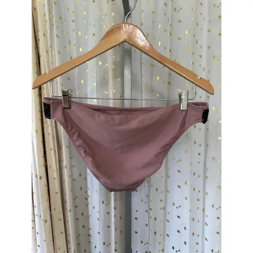 California Sunshine Macrame Crochet Lace High Neck Padded 2 Piece Bikini XL