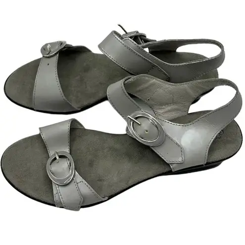 HELLE COMFORT Gray Faye Sandals Size 6.5/7 EU Size 37