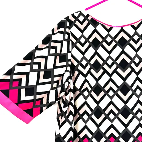 Eliza J TOPSHOP size 6 pink blush mauve colored‎ short sleeve blouse button up w pocket