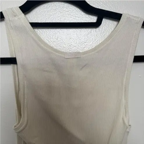 SKIMS Waffle Hoodie and Cotton Rib Tank Set