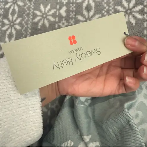 Sweaty Betty NWT Leopard Jacquard Base Layer Leggings Blue Leaopard Paint Small