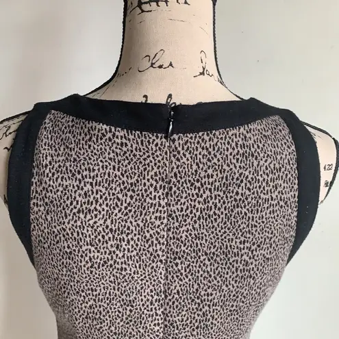 Tahari Sleeveless Leopard Sweater Dress