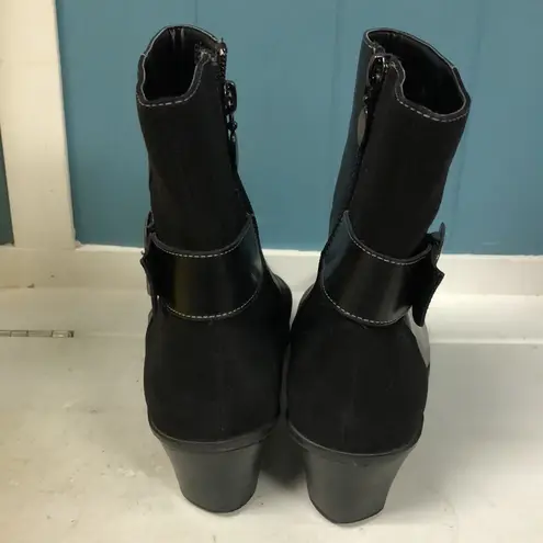Joan & David Circa by ‎ Carlene black leather booties boots women’s size 7.5