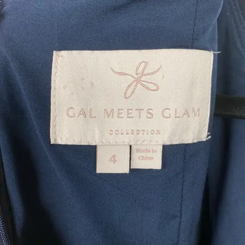 Gal Meets Glam Collection Navy Blue Thea Dress Sz.4