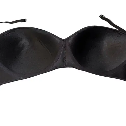 Maidenform Women's Strapless Bra 38D Black Convertible Straps