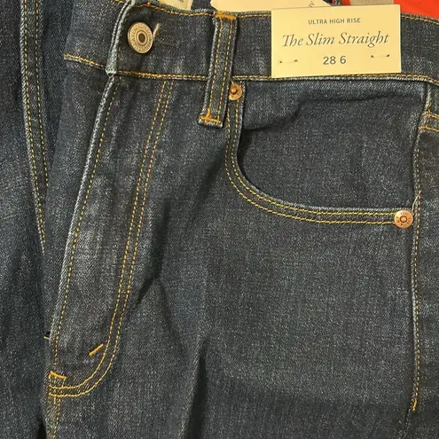 Abercrombie & Fitch  The Slim Straight Ultra High Rise Jeans, 28, NWT