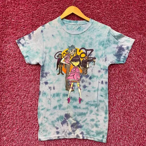 The Gorillaz Phase 1 Celebrity Take Down Rock Tie Dye size Small