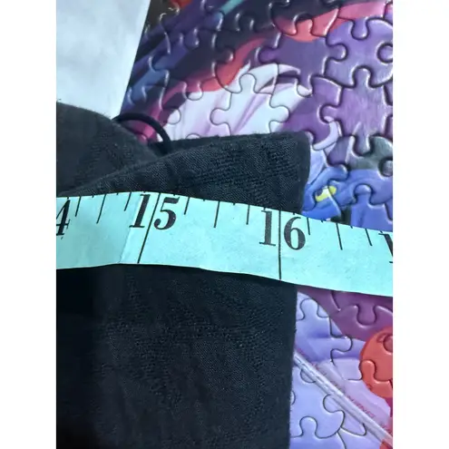 Mara Hoffman Black Textured Strapless Peplum Corset Top Size 4