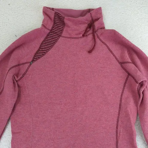 prAna  Lucia Pink Wool Blend Turtleneck Pullover Sweater Women's Size Large Base